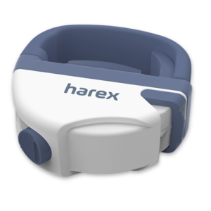 Illustration of HAREX® Premium-Gerät zur Kontrolle von männlicher Harninkontinenz, a solution for male urinary incontinence.